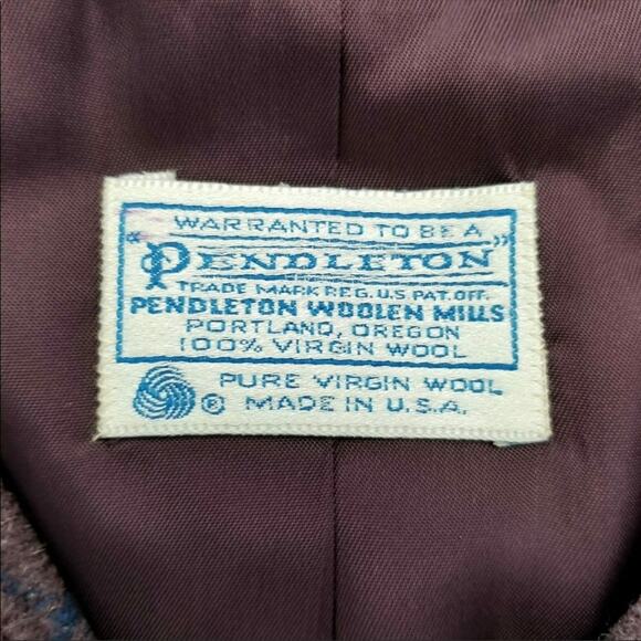 Vintage Pendleton 100% Pure Virgin Wool Blazer - Picture 4 of 6